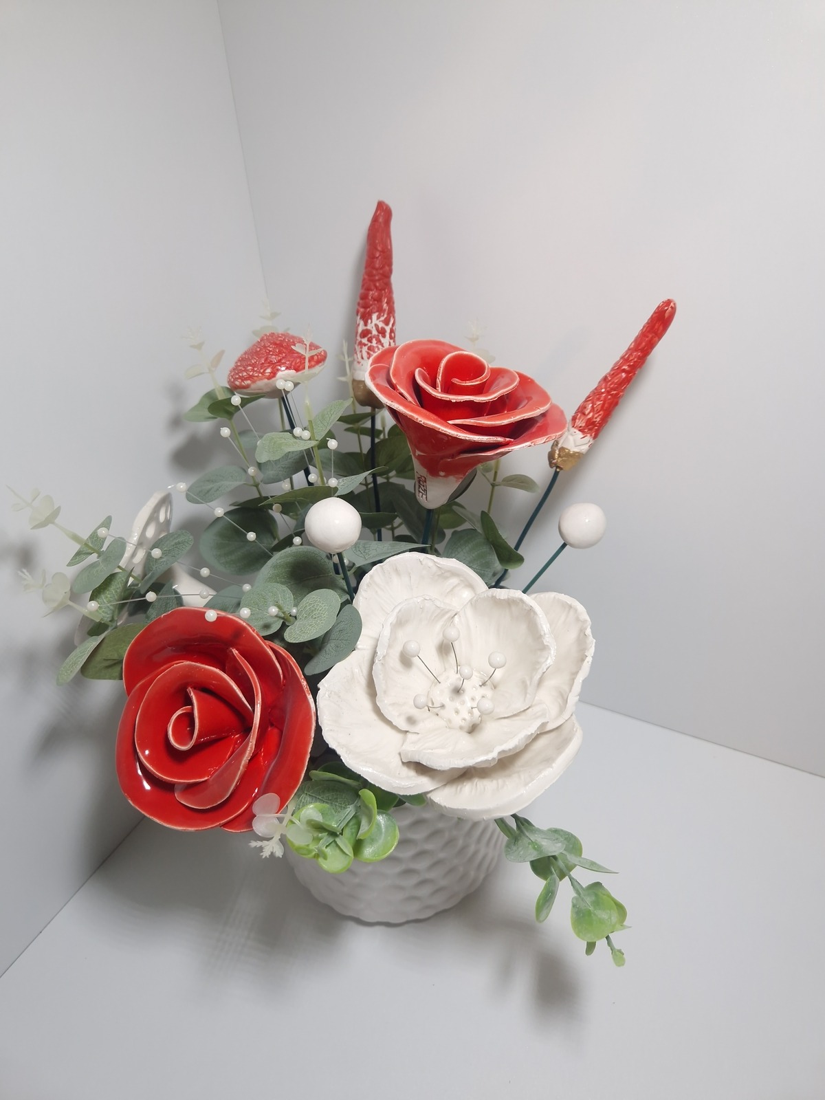 Keramički buket Red Roses